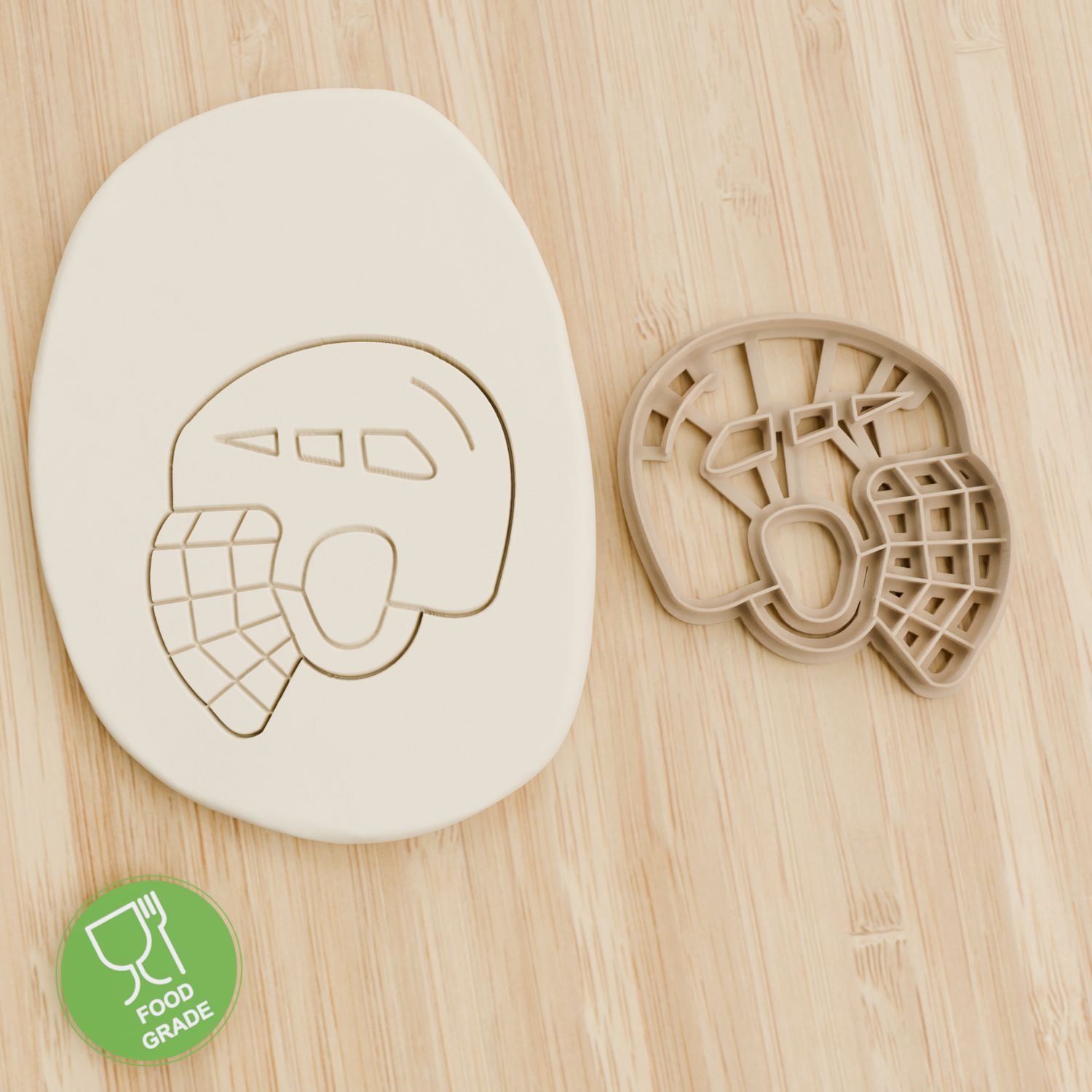 Keksstempel/Ausstechform Eishockey Helm  ca.8cm