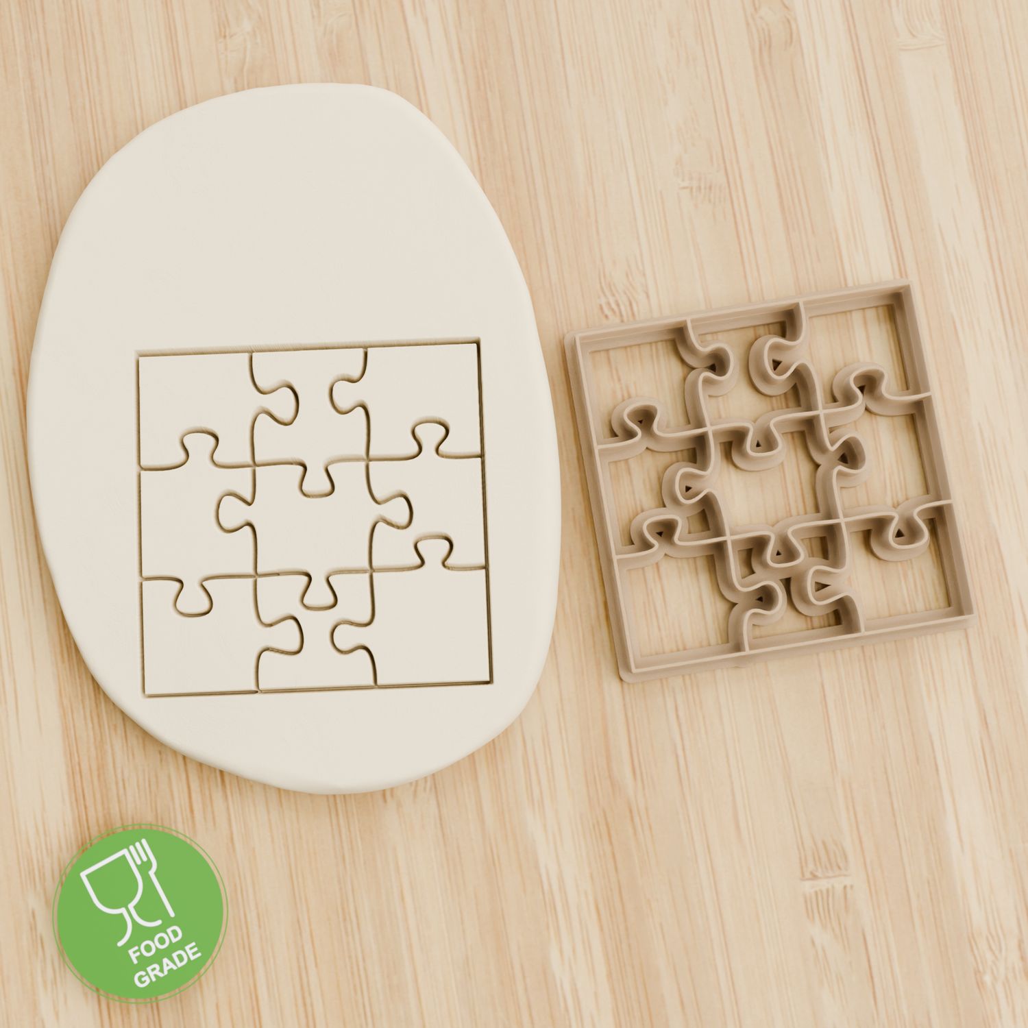 Keksstempel/Ausstechform Puzzle  ca.8cm