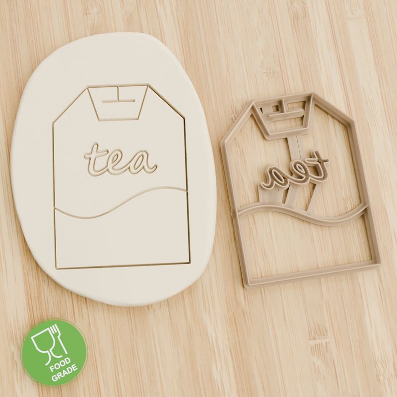 Keksstempel/Ausstechform Teebeutel ca.8cm Keksstempel/Ausstechform Teebeutel ca.8cm