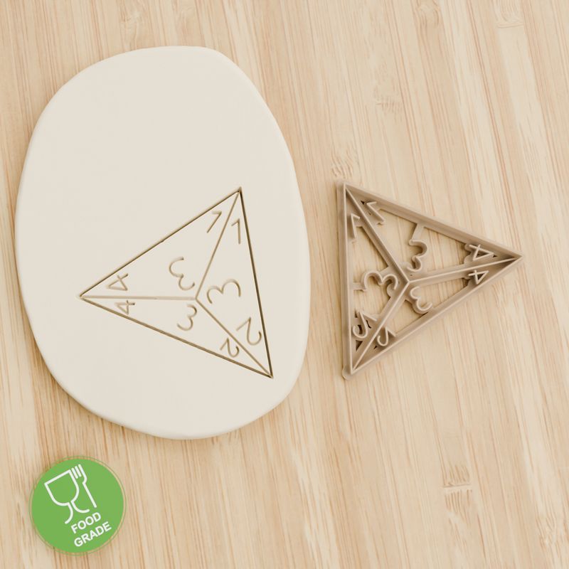 RPG Würfel 3 Plätzchen Ausstechform Keksausstecher Fondant ca.8cm RPG Würfel 3 Plätzchen Ausstechform Keksausstecher Fondant ca.8cm