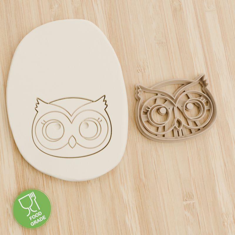 Keksstempel/Ausstechform Eulenkopf  ca.8cm Keksstempel/Ausstechform Eulenkopf  ca.8cm