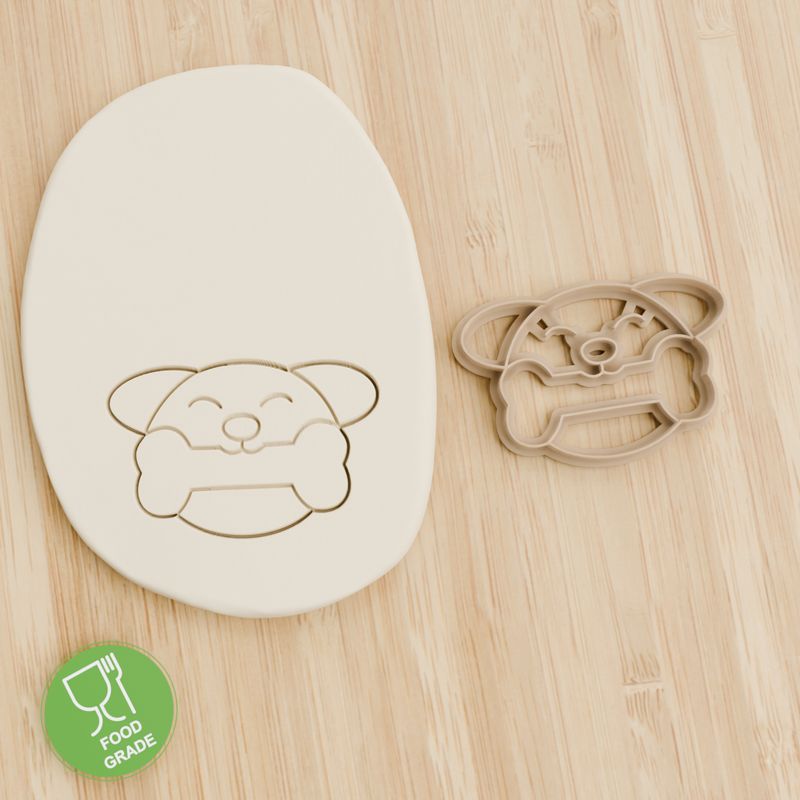 Keksstempel/Ausstechform Hund mit Knochen  ca.8cm Keksstempel/Ausstechform Hund mit Knochen  ca.8cm