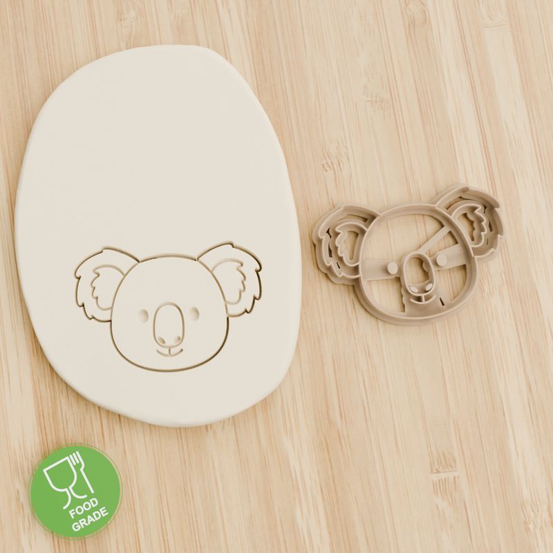 Keksstempel/Ausstechform Koalakopf ca.8cm Keksstempel/Ausstechform Koalakopf ca.8cm