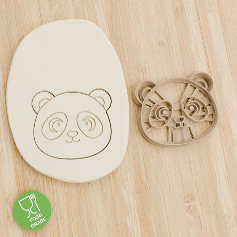 Keksstempel/Ausstechform Panda kopf ca.8cm Keksstempel/Ausstechform Panda kopf ca.8cm