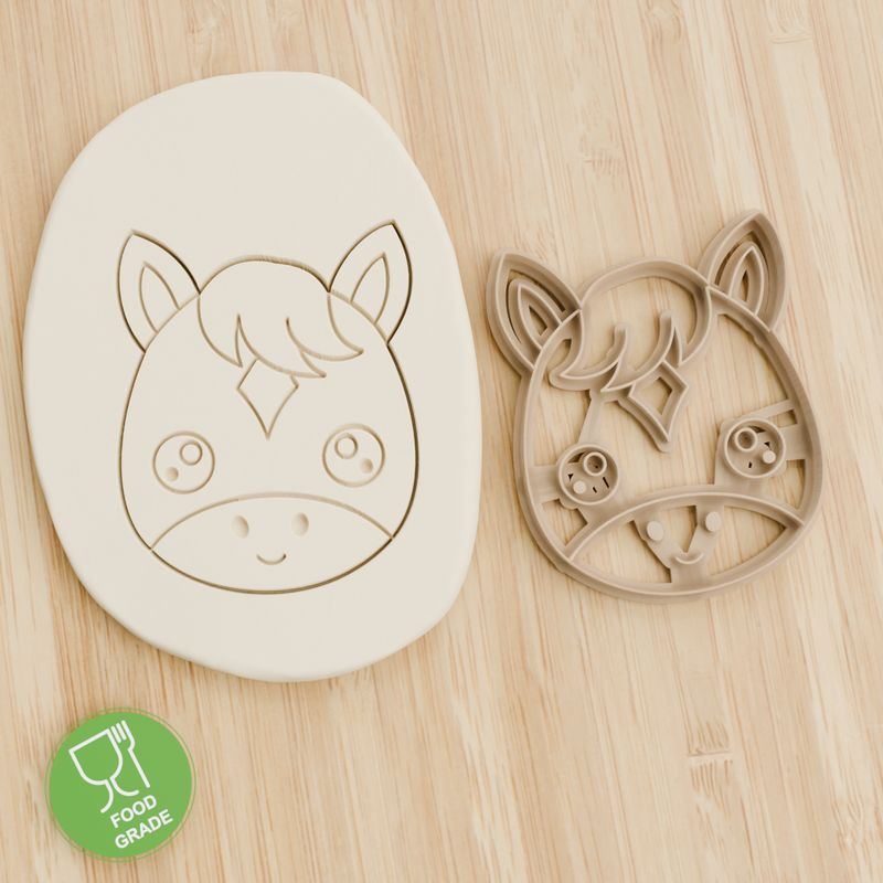 Keksstempel/Ausstechform Pferdekopf ca.8cm Keksstempel/Ausstechform Pferdekopf ca.8cm