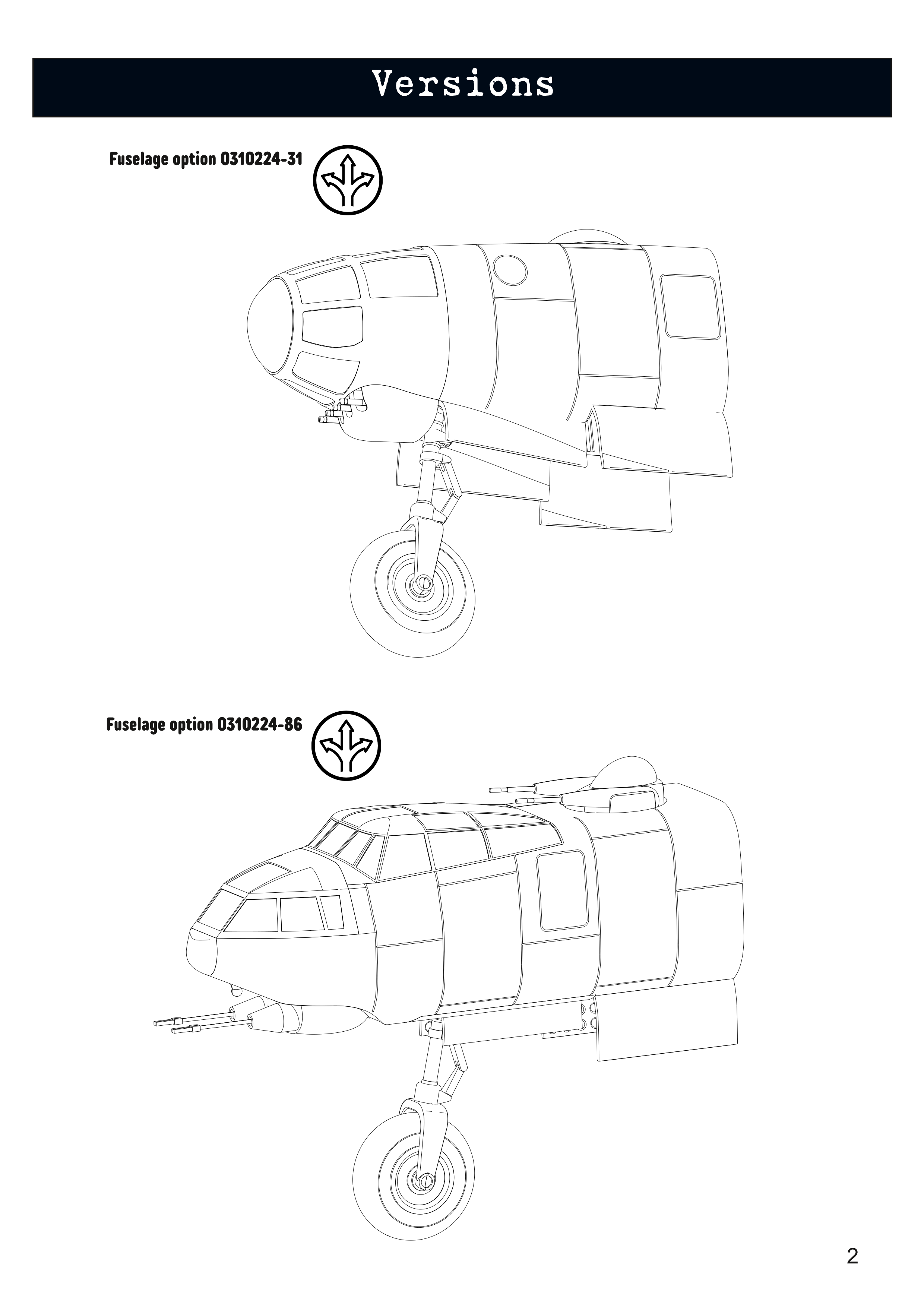 Focke Wulf Ta 400 (2 versions) 1:48 oder 1:72 Bausatz - model kit 3d printed