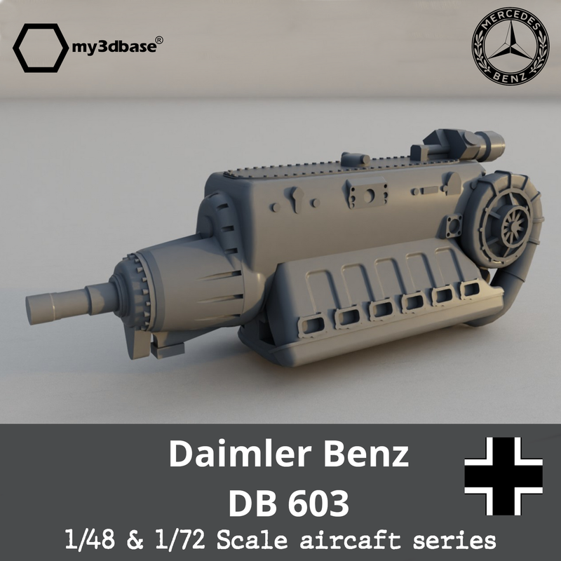 Daimler Benz DB 603 1:48 or 1:72 Daimler Benz DB 603 1:48 or 1:72