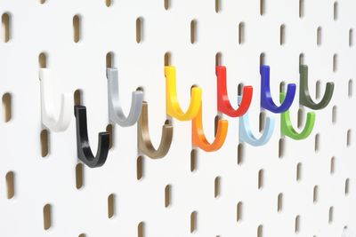Tiny hook (5 pcs set) for skadis for one slot for Ikea pegboards