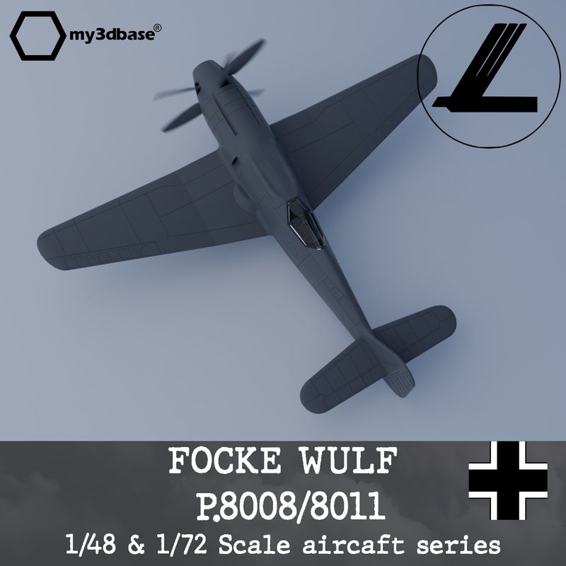 Focke Wulf mit BMW P.8011 model kit Focke Wulf mit BMW P.8011 model kit