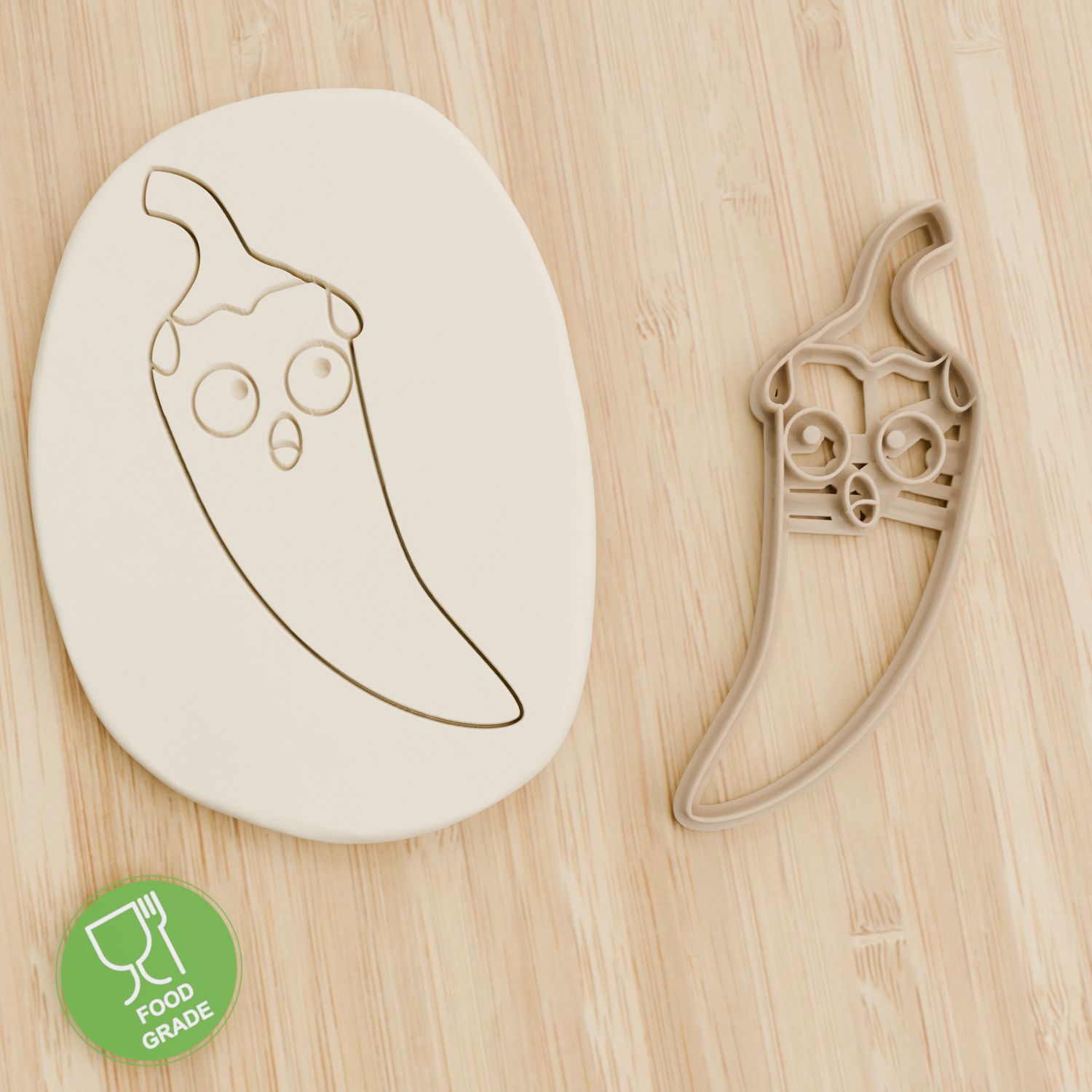 Hot Chilli Keksausstecher Plätzchen und Fondant ca.8cm Hot Chilli Keksausstecher Plätzchen und Fondant ca.8cm