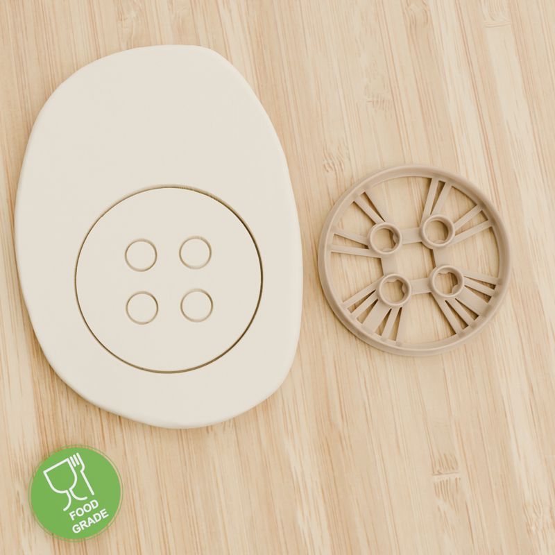 Button Plätzchen Ausstechform Keksausstecher Fondant ca.8cm