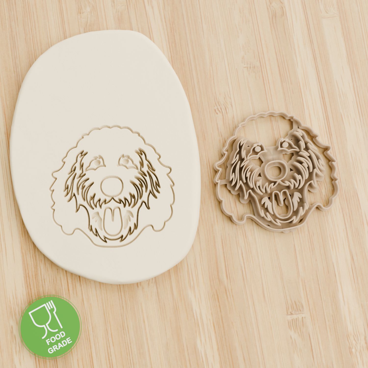 Goldendoodle Plätzchen Ausstechform Keksausstecher Fondant ca.8cm Goldendoodle Plätzchen Ausstechform Keksausstecher Fondant ca.8cm