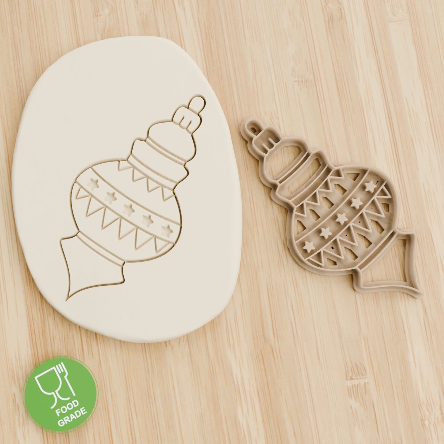 Weihnachtskugel Plätzchen Ausstechform Keksausstecher Fondant ca.8cm Weihnachtskugel Plätzchen Ausstechform Keksausstecher Fondant ca.8cm