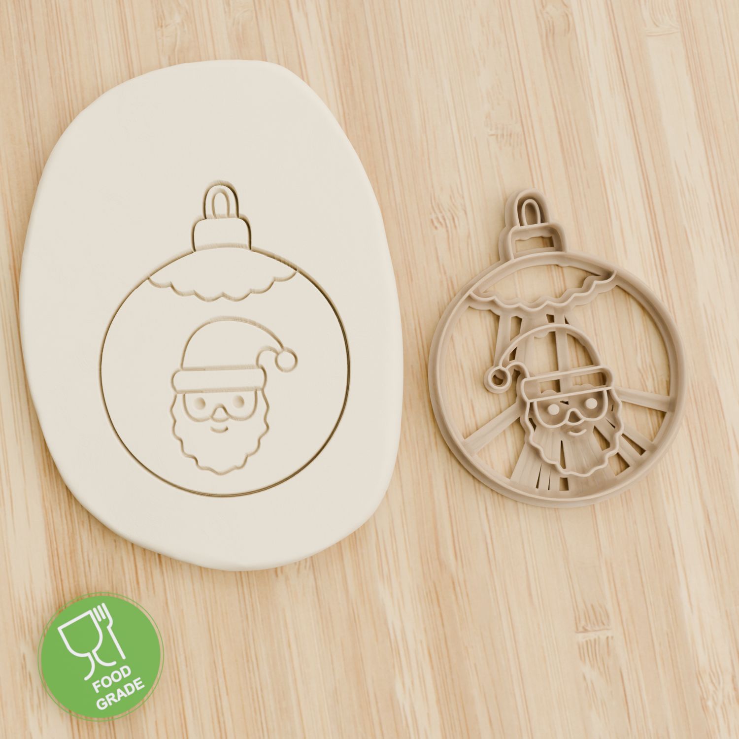 Weihnachtskugel Nikolaus Plätzchen Ausstechform Keksausstecher Fondant ca.8cm Weihnachtskugel Nikolaus Plätzchen Ausstechform Keksausstecher Fondant ca.8cm