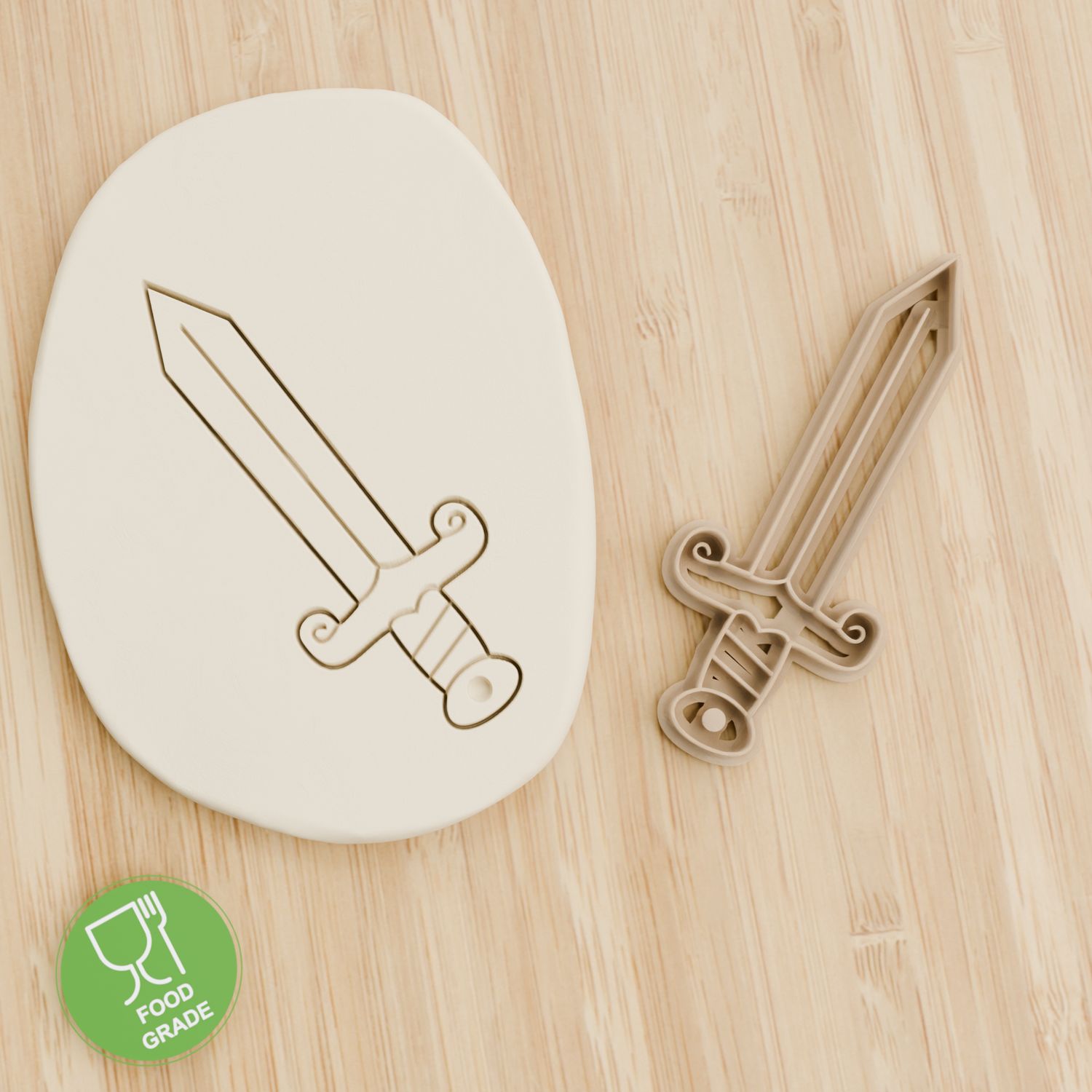 Sword Plätzchen Ausstechform Keksausstecher Fondant ca.8cm Sword Plätzchen Ausstechform Keksausstecher Fondant ca.8cm