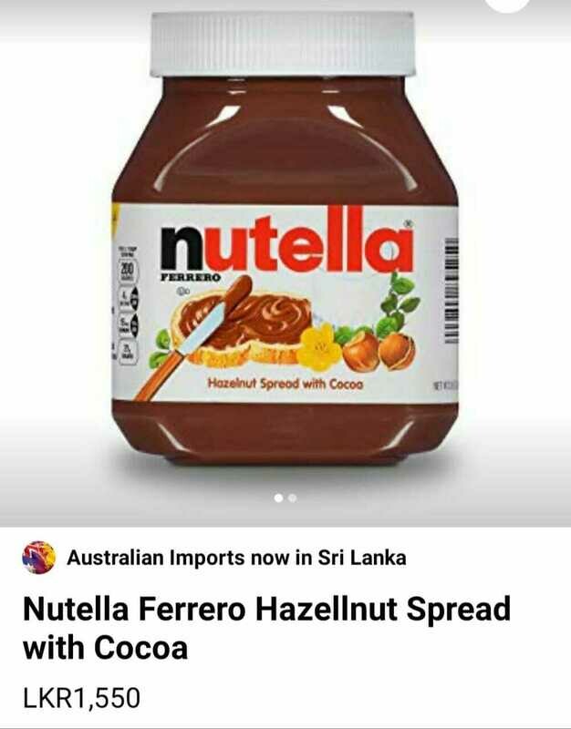 Nutella Ferrero Hazellnut spread