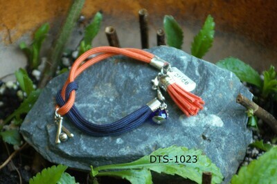 DTS-1023
Detroit Tigers- Blue and orange paracord with orange tassel, blue dangle bead, baseball bats and pride charms