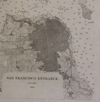 1882 USC&amp;GS San Francisco Bay Entrance sheet