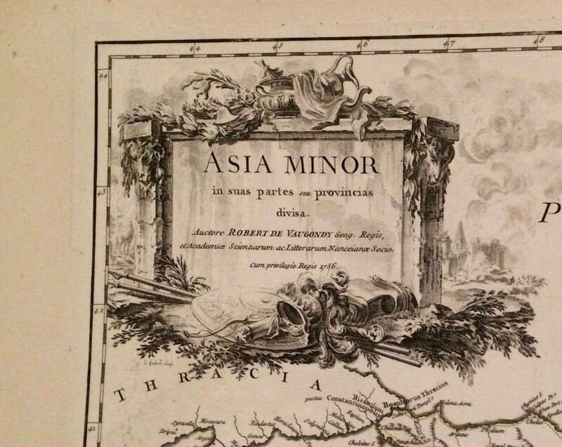 1756 Asia Minor by DeVaugondy