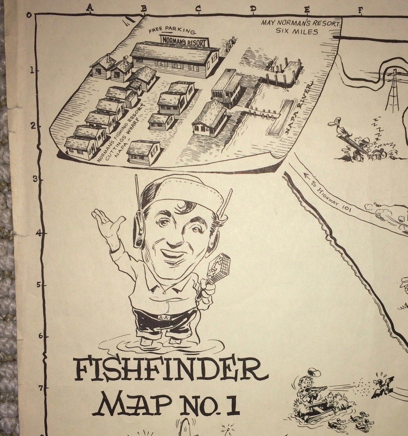 1948 Fish Finding Map Number 1