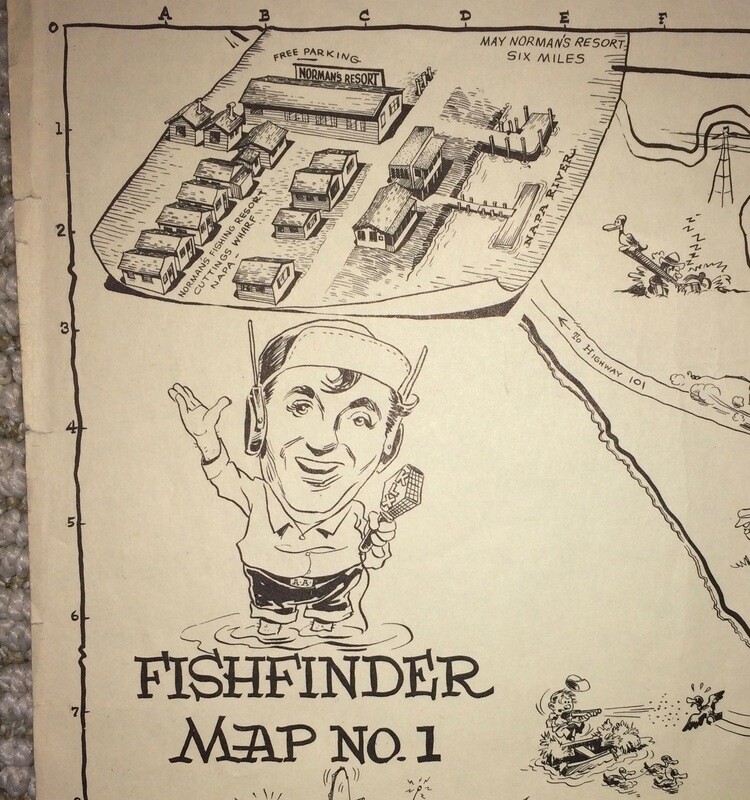 1948 Fish Finding Map Number 1
