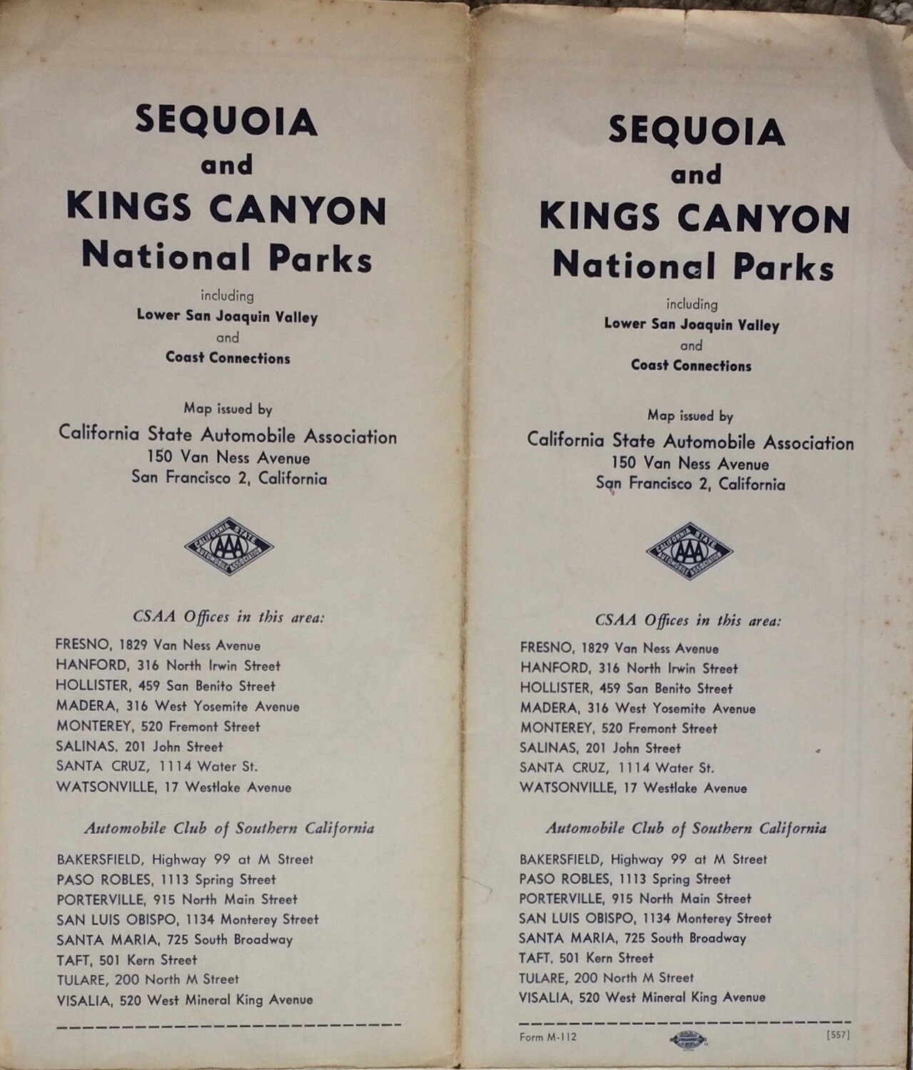 1985 Sequoia and Kings Canyon National Park