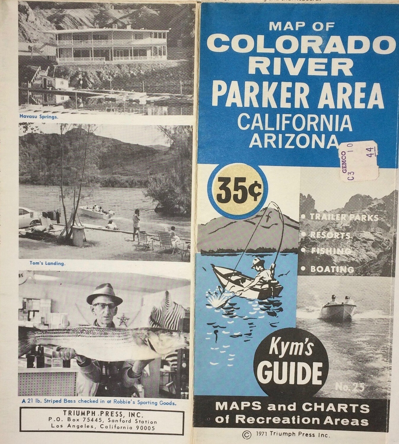1971 Parker Az Colorado River