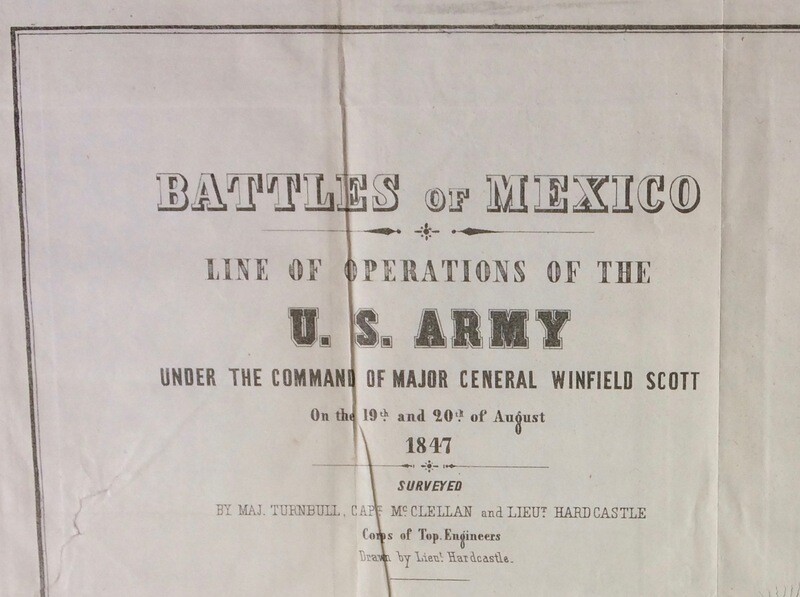 1847 Battles of Mexico US Army under Gen Winfield Scott