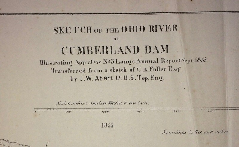 1855 Sketch of the Ohio River