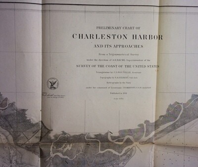 1856 USCS Charleston Harbor -Preliminary Chart