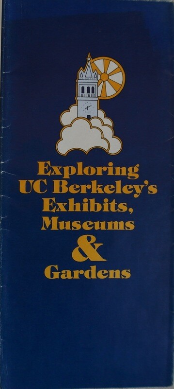 1980 Map of UC Berkeley Campus w/ Museums Highlighted 
