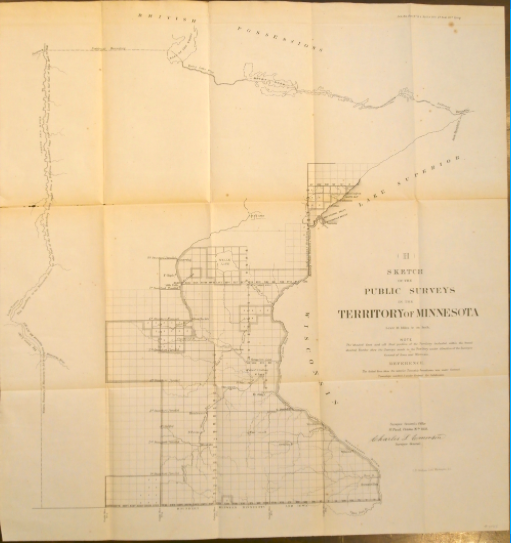 1856 Public Surveys Territory of Minnesota