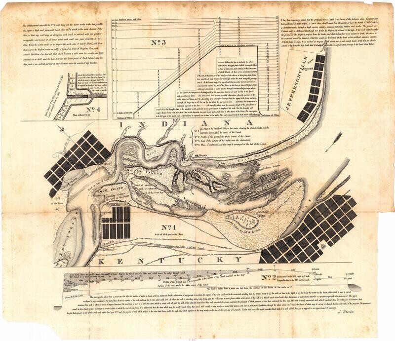 1834 City of Louisville / Clarksville / Jeffersonville Kentucky