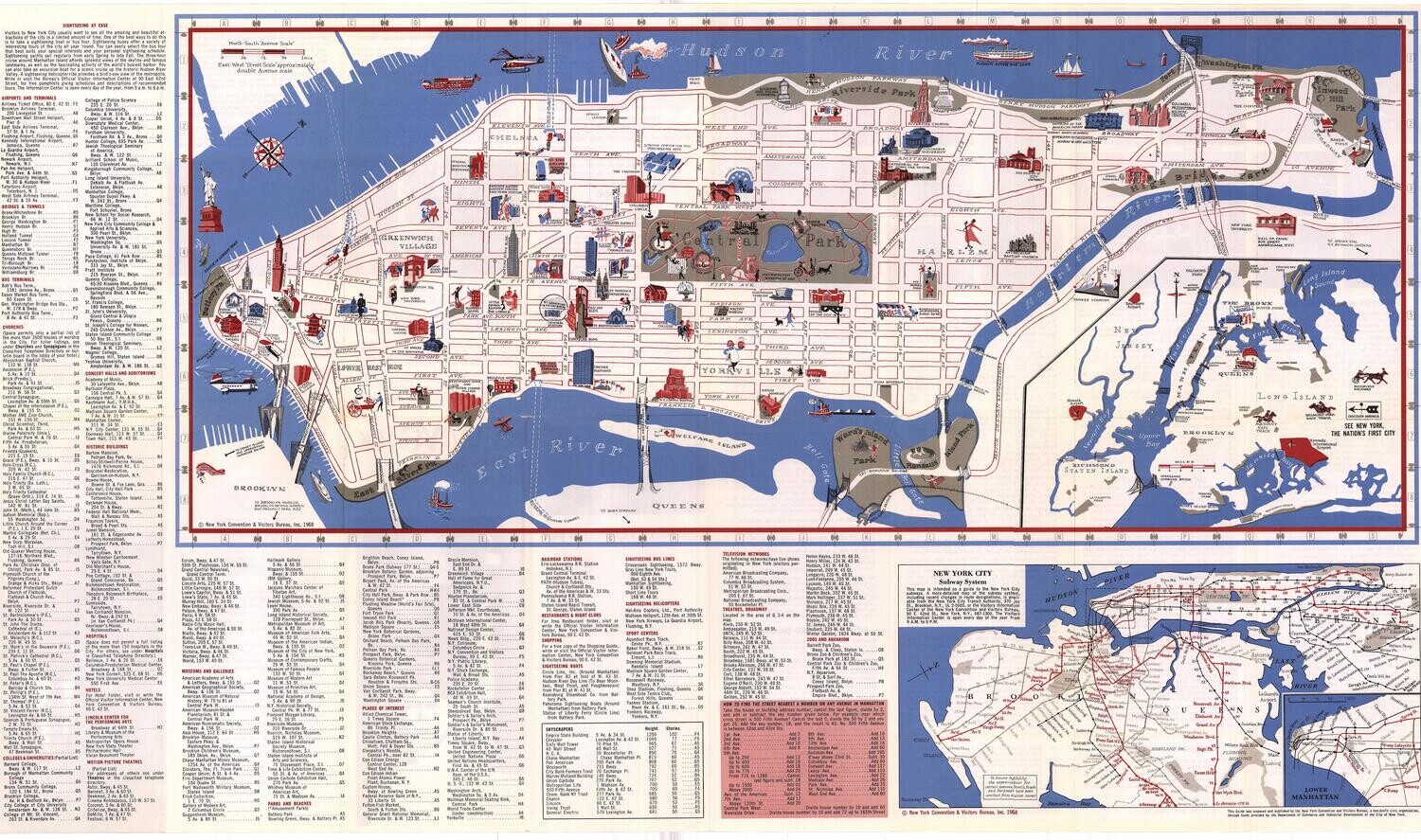 1968 Animated Manhattan, New York City 