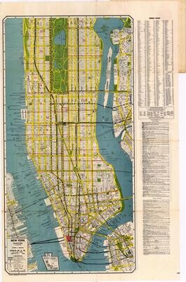 1978 Map of New York by Geographia