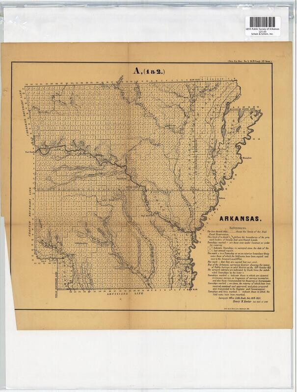 1855 Public Survey of Arkansas