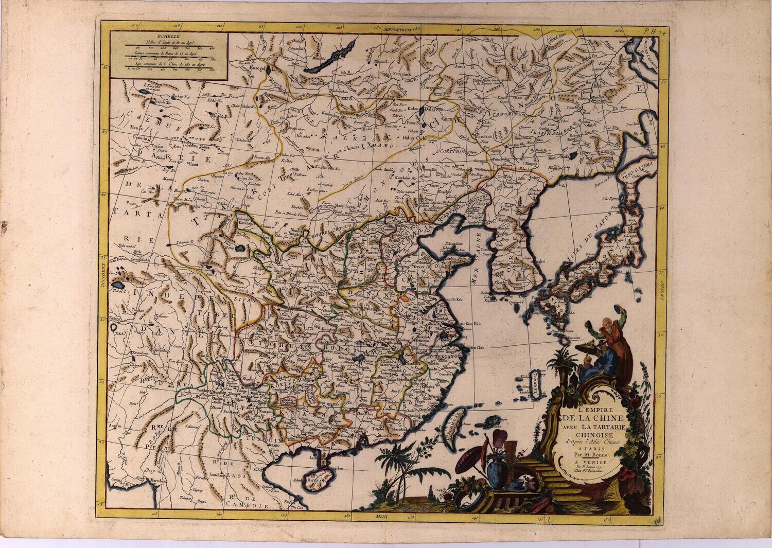 1779 L&#39;Empire de la Chine  by M. Bonne - China