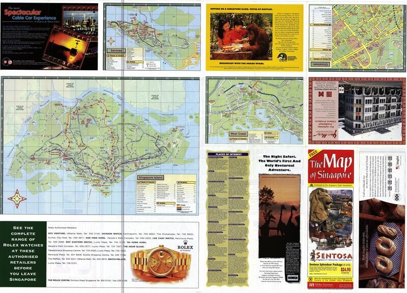 1999 Map of Singapore