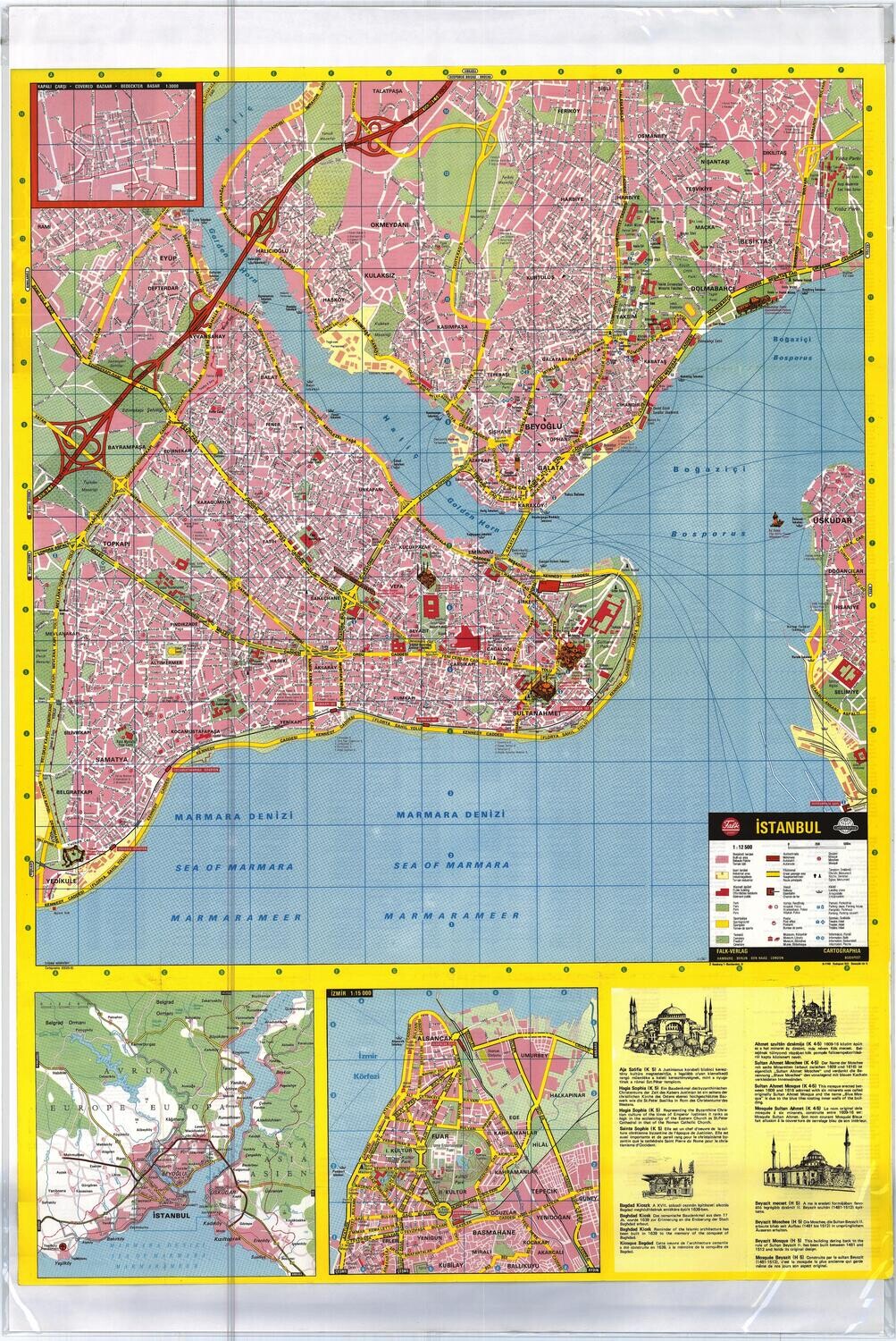 1996 Map of Istanbul