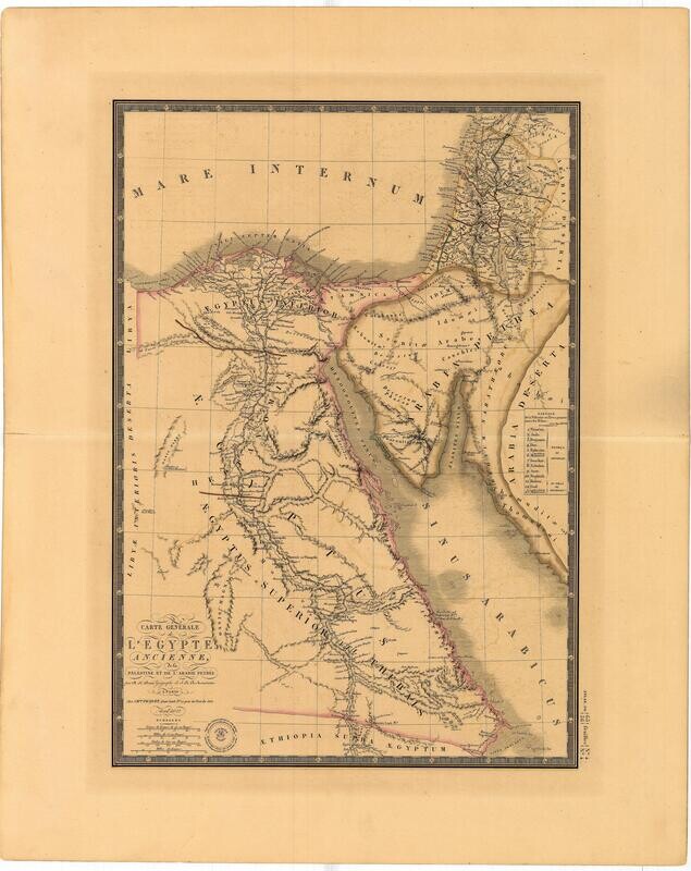 1822 L Egypte Ancienne by Le Brue in copper engraving