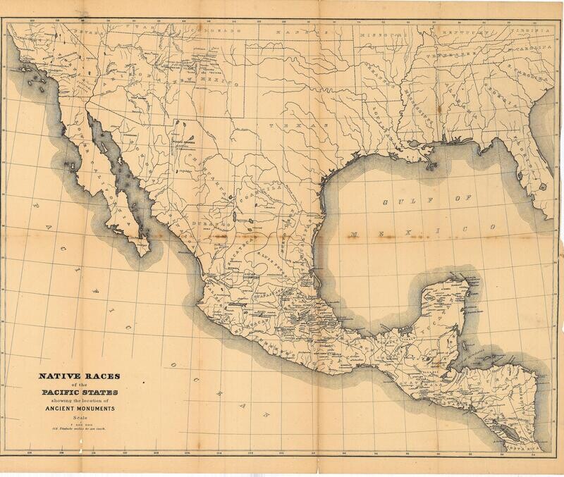 1853-55 Mexico Native Races Ancient Monuments 