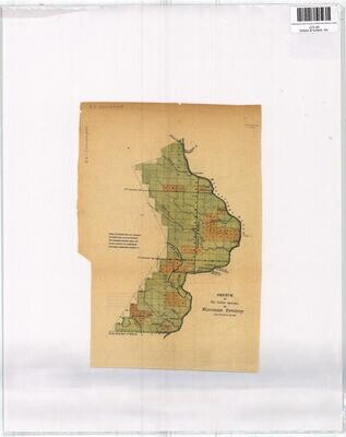 1838 Sketch of Public Surveys of Wisconsin Territory
