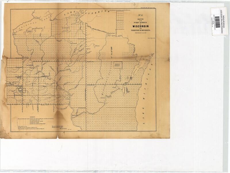 1855 Public Survey of Wisconsin