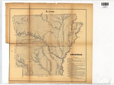 1855 Arkansas by the General Land Ofiice