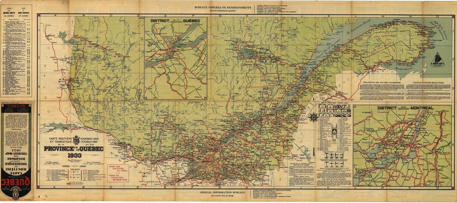 1933 Province of Quebec