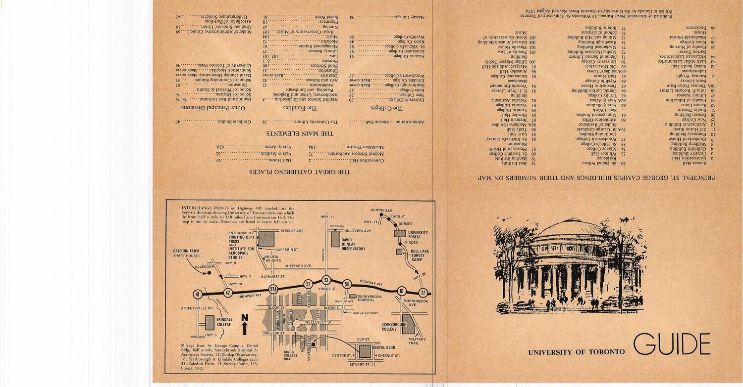 1974 University of St George's in Toronto, Canada