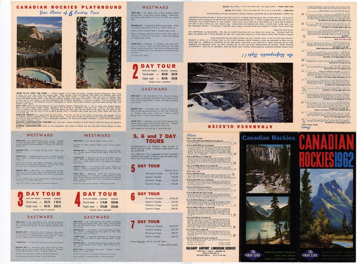 1962 Banff, Victoria, Jasper tours
