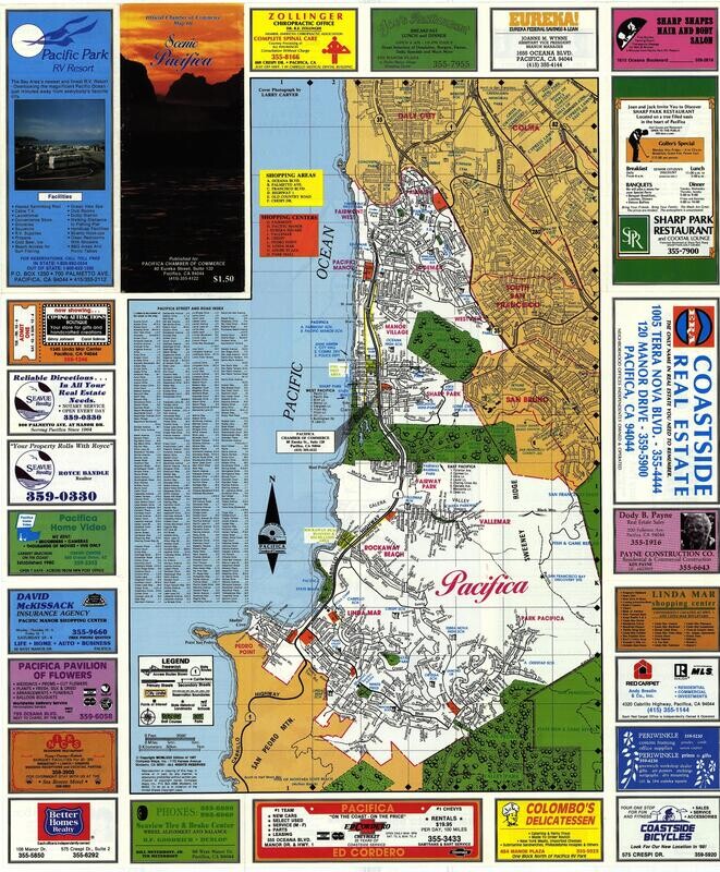 1987 Pacifica City Map