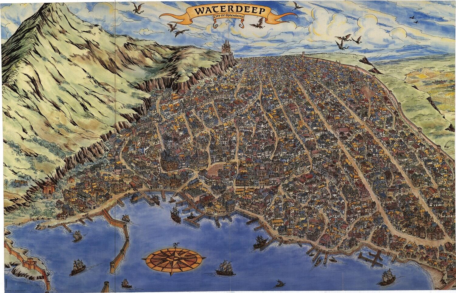 1988 Waterdeep City of Splendors - offset litho