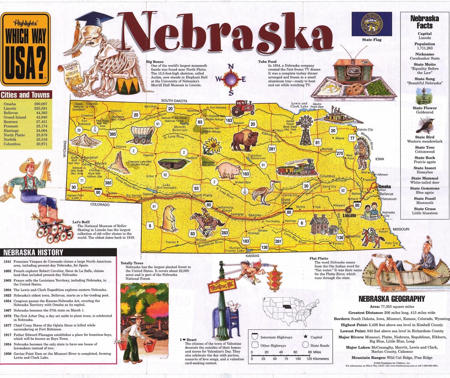 1997 NE, NM, NY RI State maps for Children